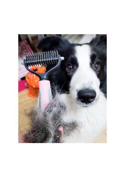 16 Diş Pet Bakım Fırçası Çift Taraflı Atma ve Dematting Altcat Rake Tarak Köpekler ve Kediler Için Pet Bakım Aracı | Köpek Tarakları (Yurt Dışından)