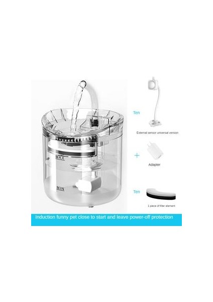 Kedi Su Içme Çeşmesi Filtre Otomatik Sensör Drinker Kediler Için Besleyici Pet Su Dağıtıcı Oto Drinker Çeşmesi Kediler Için | Kedi Besleme ve sulama Malzemeleri (Yurt Dışından) fiyatları