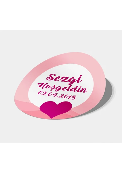 Doğum Günü-Yenidoğan-Bebek-Çocuk-Sünnet-Özel Kesimli Sticker 120 Adet