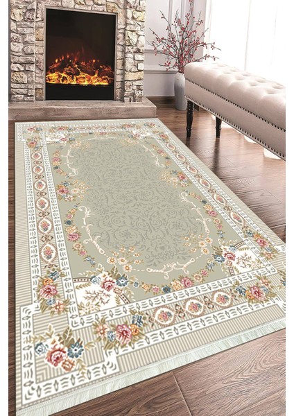 Dijital Baskılı Kaymaz Taban Yıkanabilir Modern Salon Halısı Mutfak Halısı ve Yolluk NH-HT-1081
