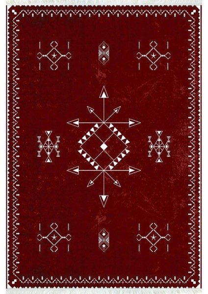 Dijital Baskılı Kaymaz Taban Yıkanabilir Modern Salon Halısı Mutfak Halısı ve Yolluk NH-SD-962