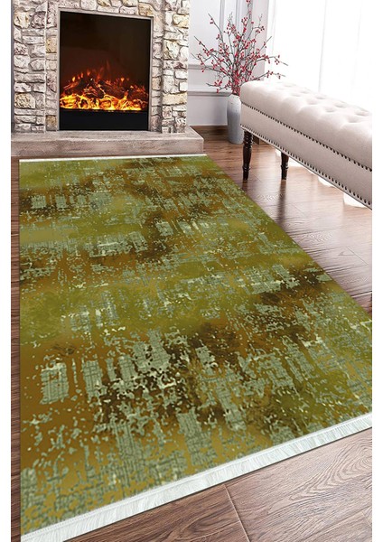Dijital Baskılı Kaymaz Taban Yıkanabilir Modern Salon Halısı Mutfak Halısı ve Yolluk NH-HT-1326