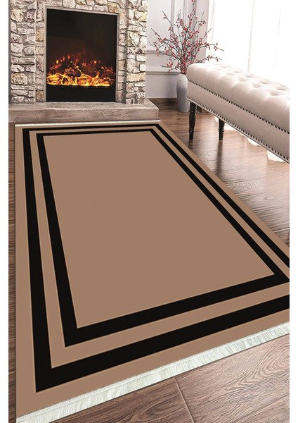 Baskılı Modern Desenli Kaymaz Tabanlı Yıkanabilir Şık Salon Halısı Mutfak Halısı ve Yolluk NH-HT-539