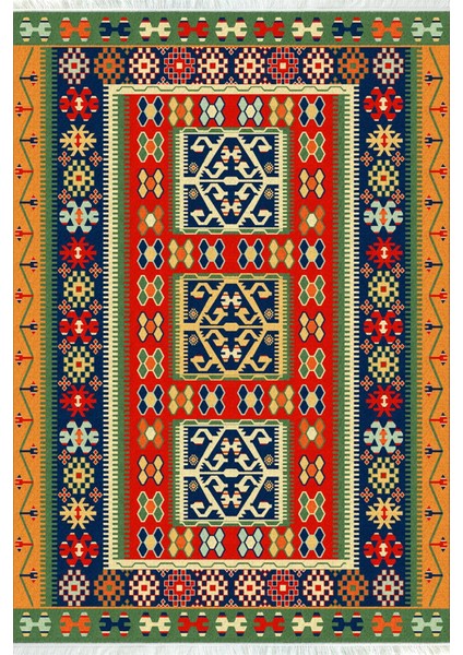 Dijital Baskılı Kaymaz Taban Yıkanabilir Salon Halısı Mutfak Halısı ve Yolluk NH-HK-106 fiyatları