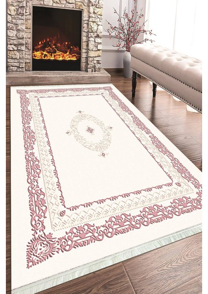 Baskılı Modern Desenli Kaymaz Tabanlı Yıkanabilir Şık Salon Halısı Mutfak Halısı ve Yolluk NH-HT-619