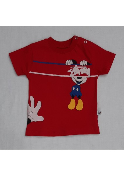 Mickey Mause Baskılı Sortlu Takım