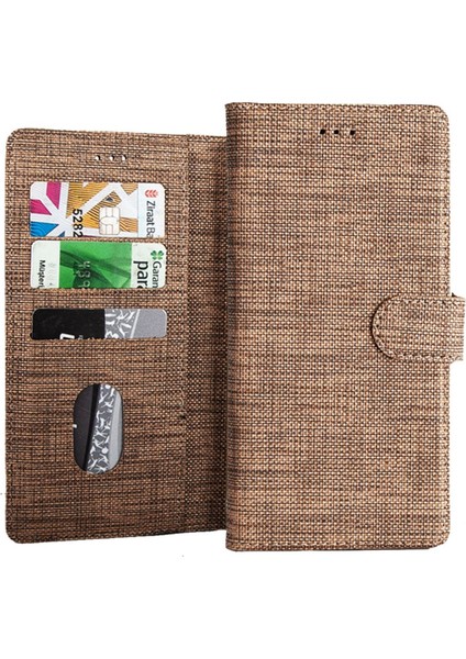 Oppo A54 CPH2239 Kılıf Kumaş Kredi Kartı Para Bölmeli Standlı Exclusive Spor Cüzdan modelleri
