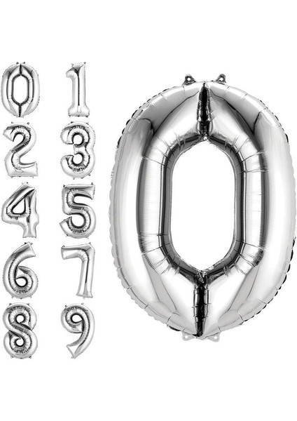 0- Rakam 16 Inc Gold Renk Balon 36 cm modelleri