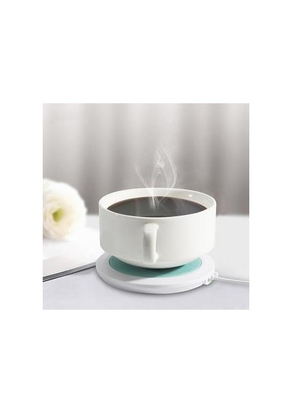 Isıtıcı Fincan Pad USB Isıtma Kahve Çay Kupa Mat Ofis Masa Su Bardaklar Isı Cihazı Süt Içecek Akıllı Isıtma Bardakları | (Yurt Dışından)