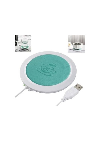 Isıtıcı Fincan Pad USB Isıtma Kahve Çay Kupa Mat Ofis Masa Su Bardaklar Isı Cihazı Süt Içecek Akıllı Isıtma Bardakları | (Yurt Dışından)