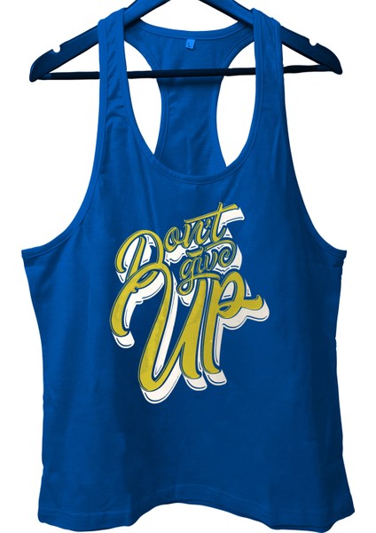 Dontgiveup2 Fitness Gym Tank Top Sporcu Atleti