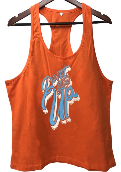 Dontgiveup Fitness Gym Tank Top Sporcu Atleti