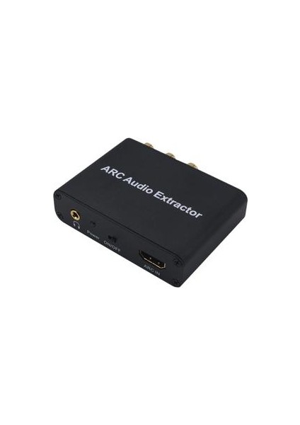 Alüminyum Ark HDMI Uyumlu Ses Extractor Dijital Analog Ses Dönüştürücü Aux Spdıf Koaksiyel Rca 3.5mm Jack Çıkışı | HDMI Kabloları (Yurt Dışından)