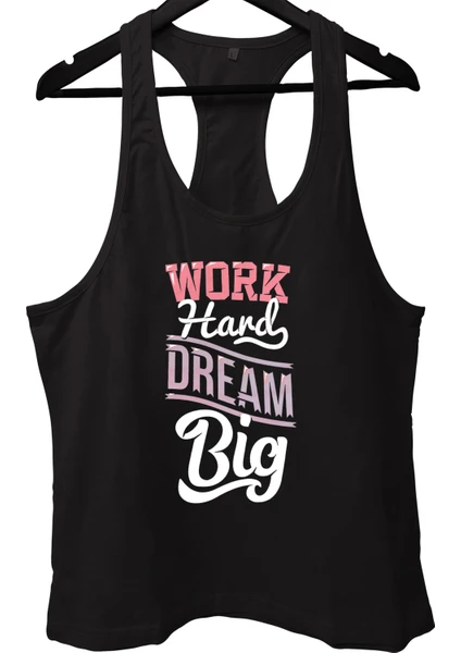 Top Glory Dreambig Fitness Gym Tank Top Sporcu Atleti