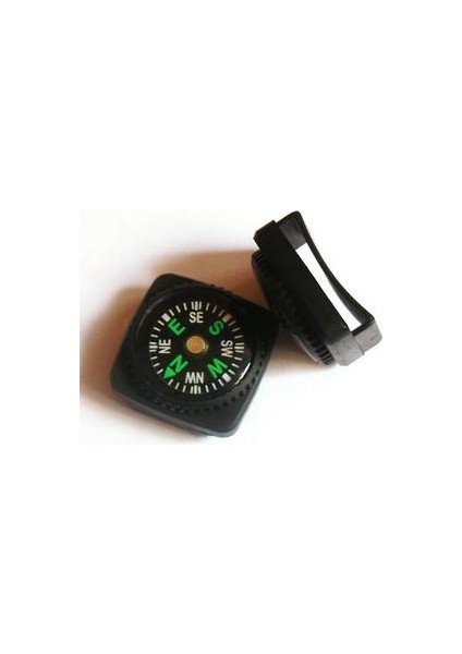 1 Adet Açık Kamp Yürüyüş Seyahat Için Taşınabilir Kemer Toka Mini Pusula Seyahat Acil Survival Navigasyon Aracı | Mini Pusula | Paracord Braceletnavigator Pusula Için Pusula