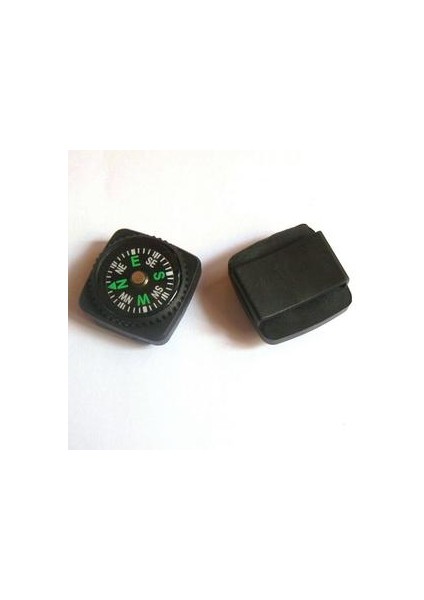 1 Adet Açık Kamp Yürüyüş Seyahat Için Taşınabilir Kemer Toka Mini Pusula Seyahat Acil Survival Navigasyon Aracı | Mini Pusula | Paracord Braceletnavigator Pusula Için Pusula