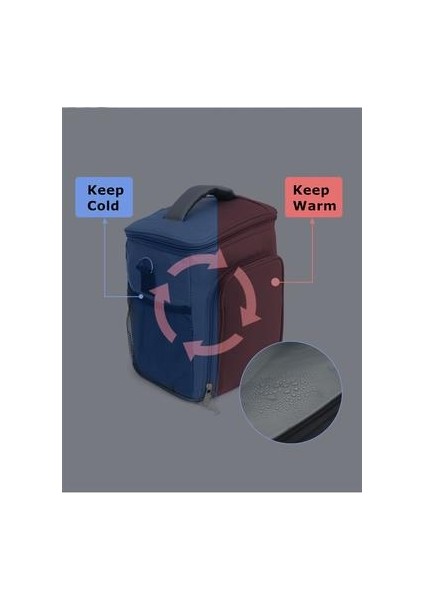 Gıda Termal Öğle Yemeği Çantası Su Geçirmez Oxford Bez Yalıtımlı Isı Çanta Taşınabilir Seyahat Crossbody Tote Organizatör | Öğle Yemeği Çantalar fiyatları