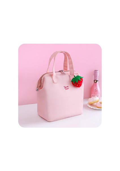 Taşınabilir Öğle Yemeği Çantası Kadın Katı Büyük Kapasiteli Termal Yalıtımlı Öğle Yemeği Kutusu Tote Su Geçirmez Öğrenci Okul Gıda Saklama Torbaları Öğle Yemeği Çanta