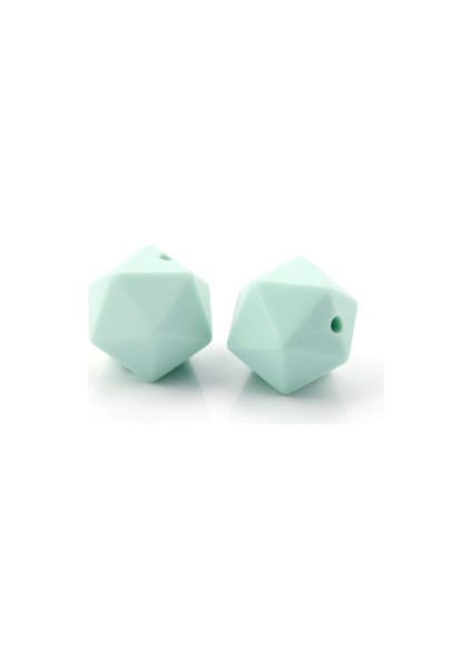 Silikon Icosahedral Edentuce Boncuk Bebek Zenginlik Kolye Bilezik Aksesuarları Bebek Bakımı Emzik Zinciri |diş Boncukları |zincir Çift Silikon Kauçuk Diş Boncuk (5 Parça Bir Set)