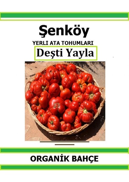 Yerli Deşti Yayla Domates Tohumu Doğal Ata Tohum Pakette 20 Tohum + Hediye Sebze Tohumu