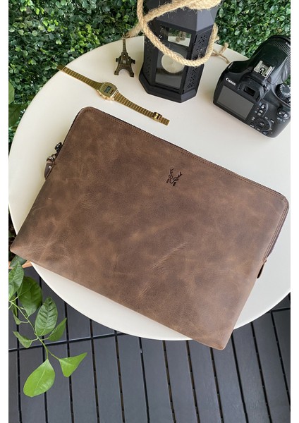 Renton - Hakiki Deri MacBook Çantası