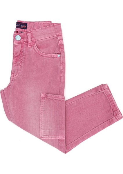 Kız Çocuk Pembe Jean 50249630-VR041