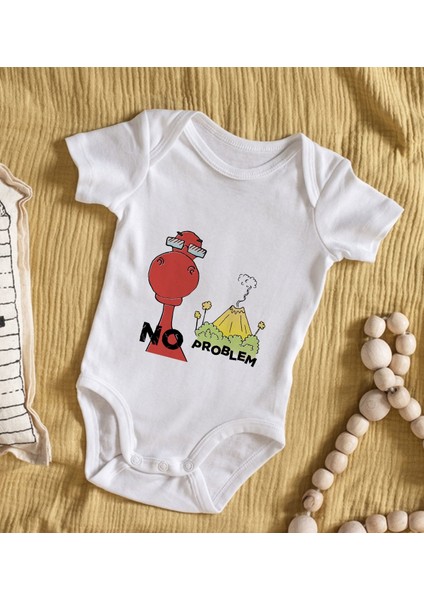 Kids No Problem Tasarımlı Bebek Body Zıbın - Model 1