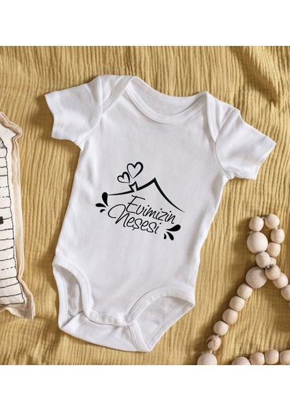 Kids Evimizin Neşesi Tasarımlı Bebek Body Zıbın - Model 1