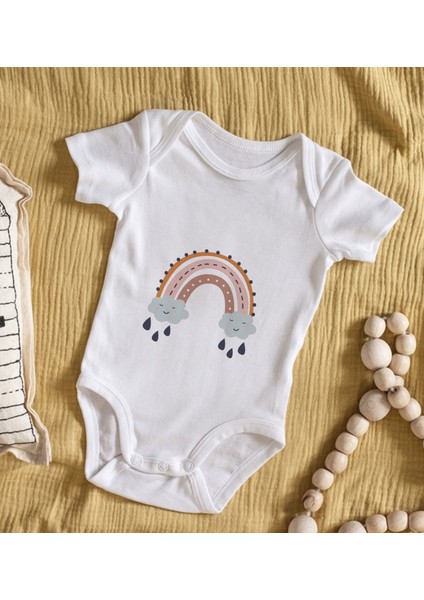 Kids Boho Tasarımlı Bebek Body Zıbın - Model 1