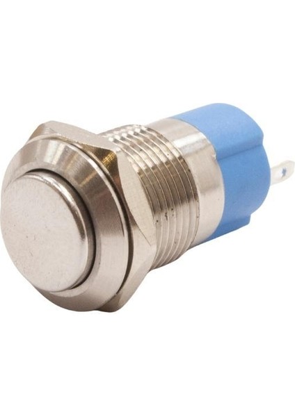12A-G1 12MM Çıkık Yaylı Metal Buton
