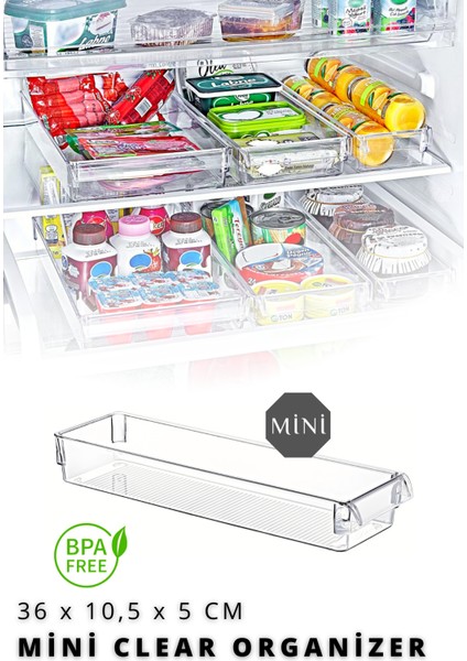 Nandy Home Mini New Clear Buzdolabı & Dolap Içi Düzenleyici Organizer