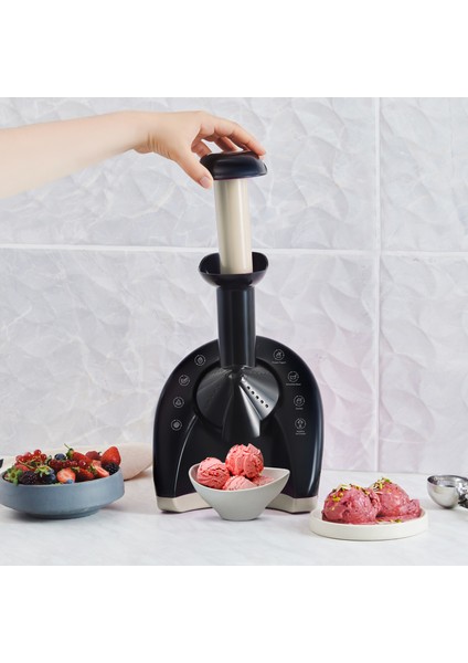 Frozen Healthy Ice Cream Machine Sağlıklı Dondurma ve Sorbe Makinesi Retro Krem