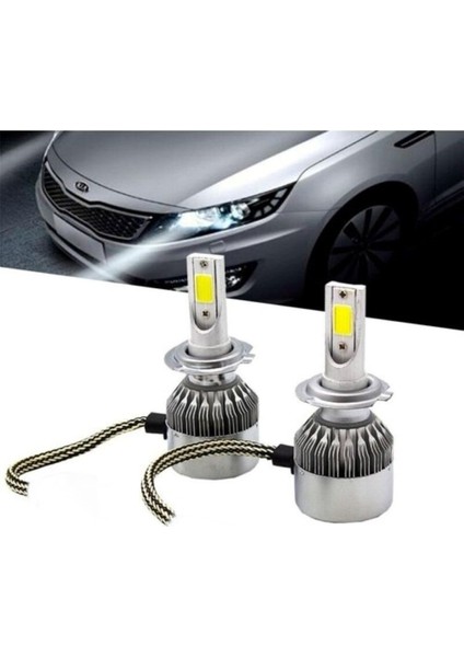 Oto h.i.t. Peugeot 307 Uzun Farlar Için Uyumlu Şimşek Etkili LED Xenon Beyaz Far Ampulü