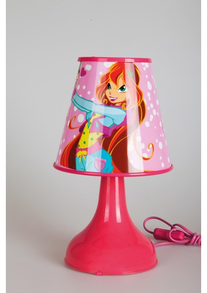 Nisa Luce Çocuk Winx Abajur-Pembe