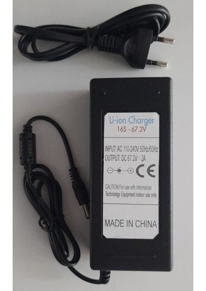 Li-Ion 16S-67.2V.-2A Şarj Adaptörü