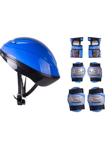 Kask Dizlik Dirseklik Koruyucu Set Paten Scooter Kay Kay Koruyucu Set