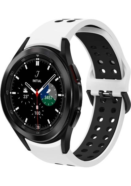 Samsung Galaxy Watch 4 40 / 44 mm Delikli Silikon Kordon Tam Uyumlu Pim Tasarımı Renkli Spor Kayış indirimleri