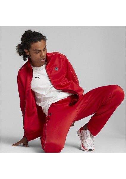 Ferrari Style Mt7 Erkek Full Zip Eşofman Üstü 53577702 Kırmızı Xl - Kırmızı