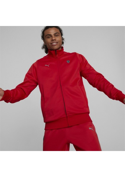 Ferrari Style Mt7 Erkek Full Zip Eşofman Üstü 53577702 Kırmızı Xl - Kırmızı