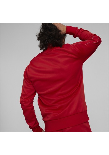 Ferrari Style Mt7 Erkek Full Zip Eşofman Üstü 53577702 Kırmızı L - Kırmızı