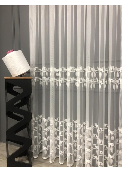 Tül Perde Fırça Desen Brode Işlemeli Tül fiyatları