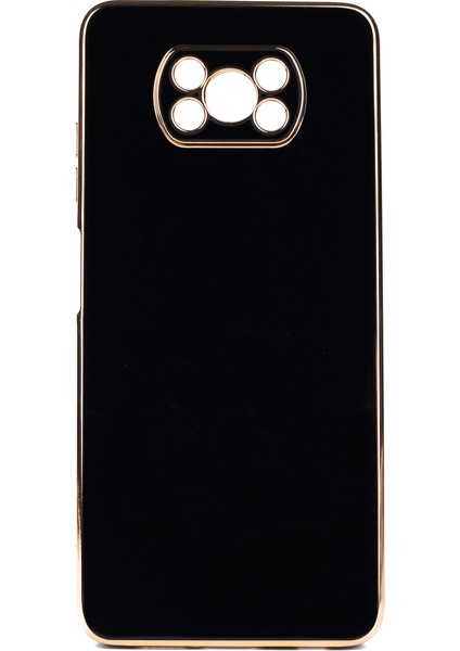 Xiaomi Poco X3 Nfc Parlak Kenarlı Bark Silikon Kılıf