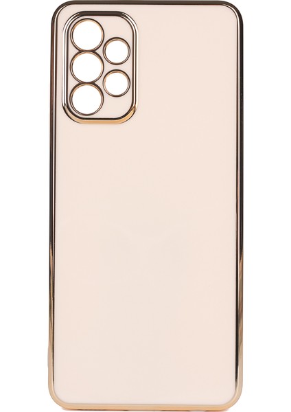 Samsung Galaxy A32 4g Parlak Kenarlı Bark Silikon Kılıf Ekran Koruyucu