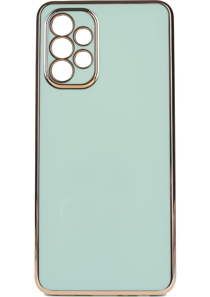 Samsung Galaxy A72 Parlak Kenarlı Bark Silikon Kılıf Ekran Koruyucu