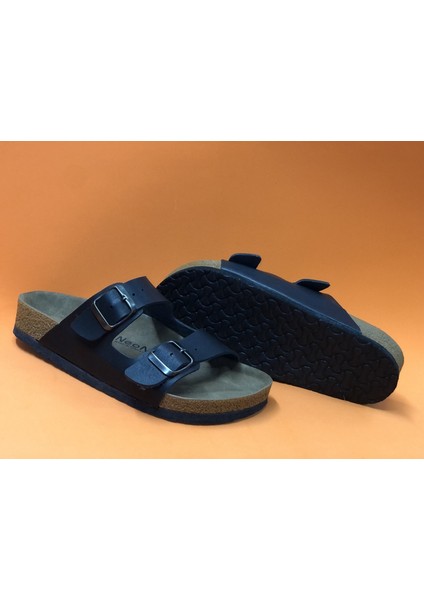 Iki Tokalı Tam Ortopedik Ter Yapmaz Birkenstock Model Bay Bayan Terlik Neon