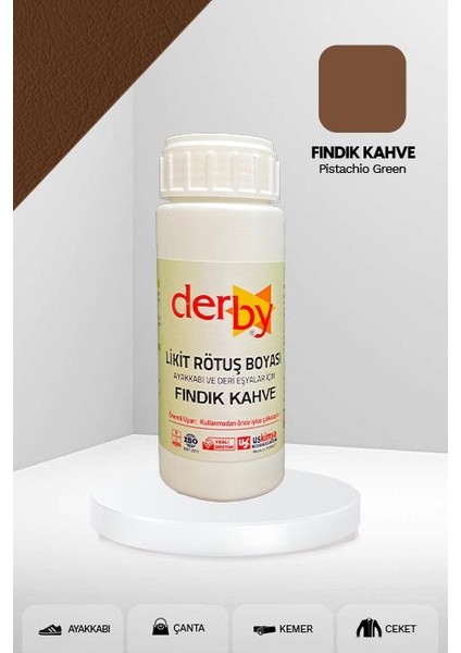 Deri Eşyalar Için Örtücü Yoğun Rötuş Boyası 100 ml - Kartela Renkleri