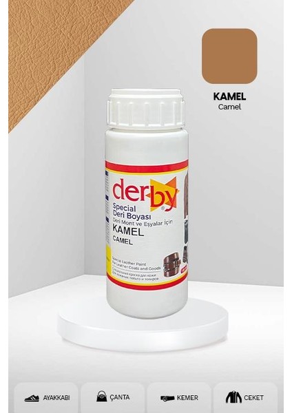 Special Deri Boyası / Mont - Eşya - Çanta - Cüzdan - Kemer 100 ml - Kartela Renkleri