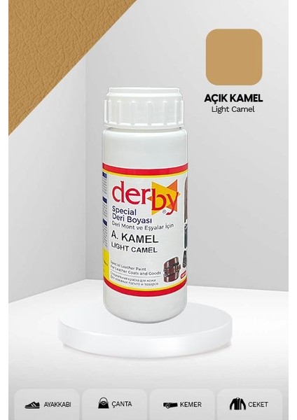 Special Deri Boyası / Mont - Eşya - Çanta - Cüzdan - Kemer 100 ml - Kartela Renkleri