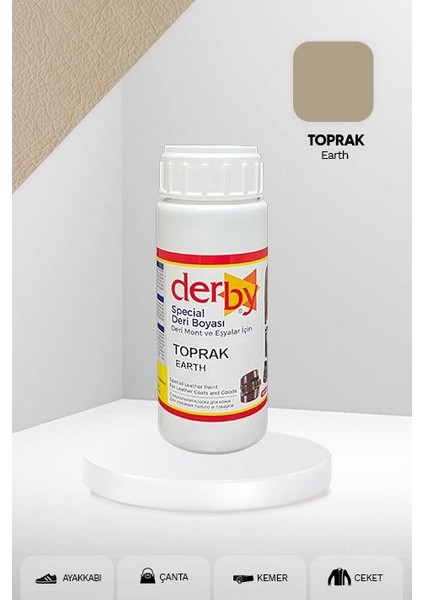 Special Deri Boyası / Mont - Eşya - Çanta - Cüzdan - Kemer 100 ml - Kartela Renkleri
