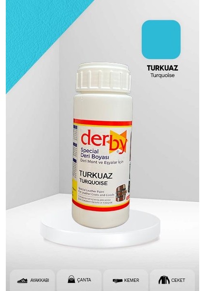 Special Deri Boyası / Mont - Eşya - Çanta - Cüzdan - Kemer 100 ml - Kartela Renkleri